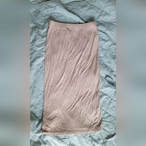 Tan Maxi Skirt